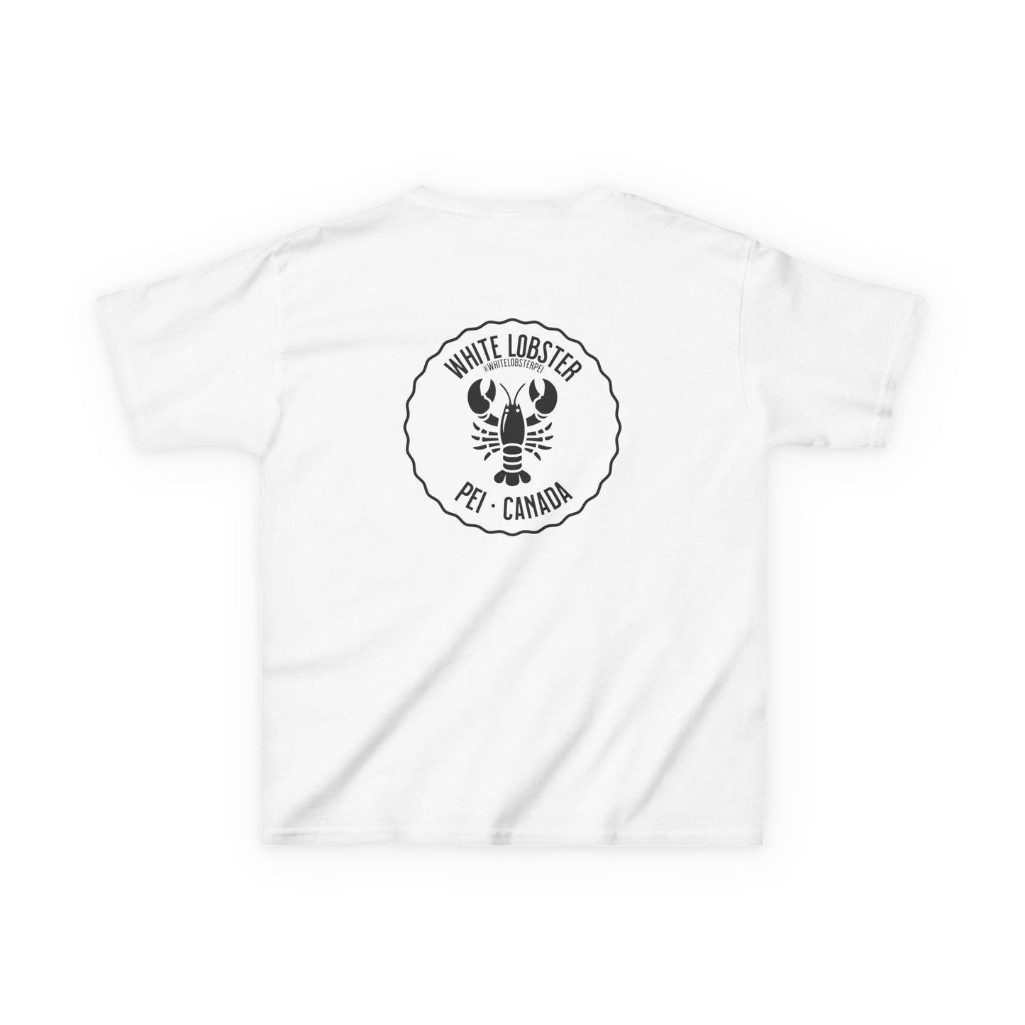 White Lobster Kids Cotton Tee